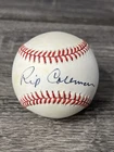 Rip Coleman New York Yankees Autographed Signed American League Brown Baseball