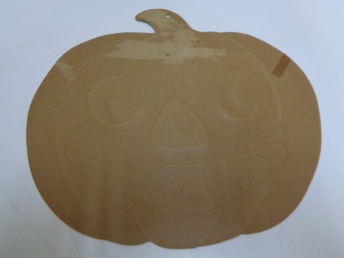 Vintage Luhr Halloween Diecut Zucca Jack O Lanterna - Foto 4 di 4