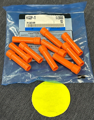 SMC TUBE FITTING PLUG PBT TUBE KQ2P-11   LOT OF 10