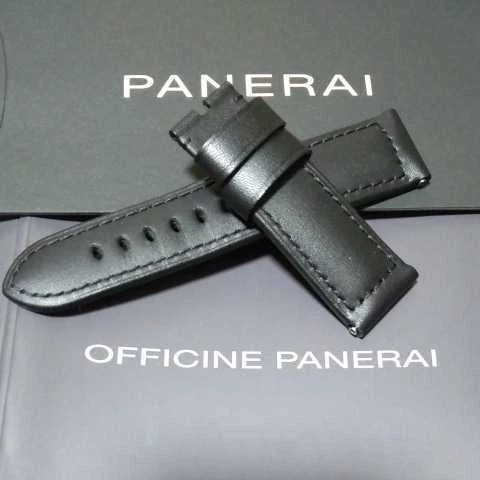 Genuine Mint Officine Panerai Black Watch Band 24mm / 22mm for BA