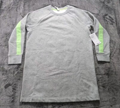 Athleta Round Trip Sweatshirt Dress Women's Size Large Gray