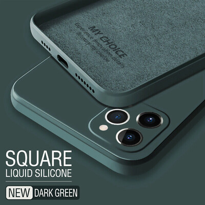 Liquid Silicone Soft Phone Case Cover For iPhone 15 14 Pro Max 13 12 11 XS XR 78