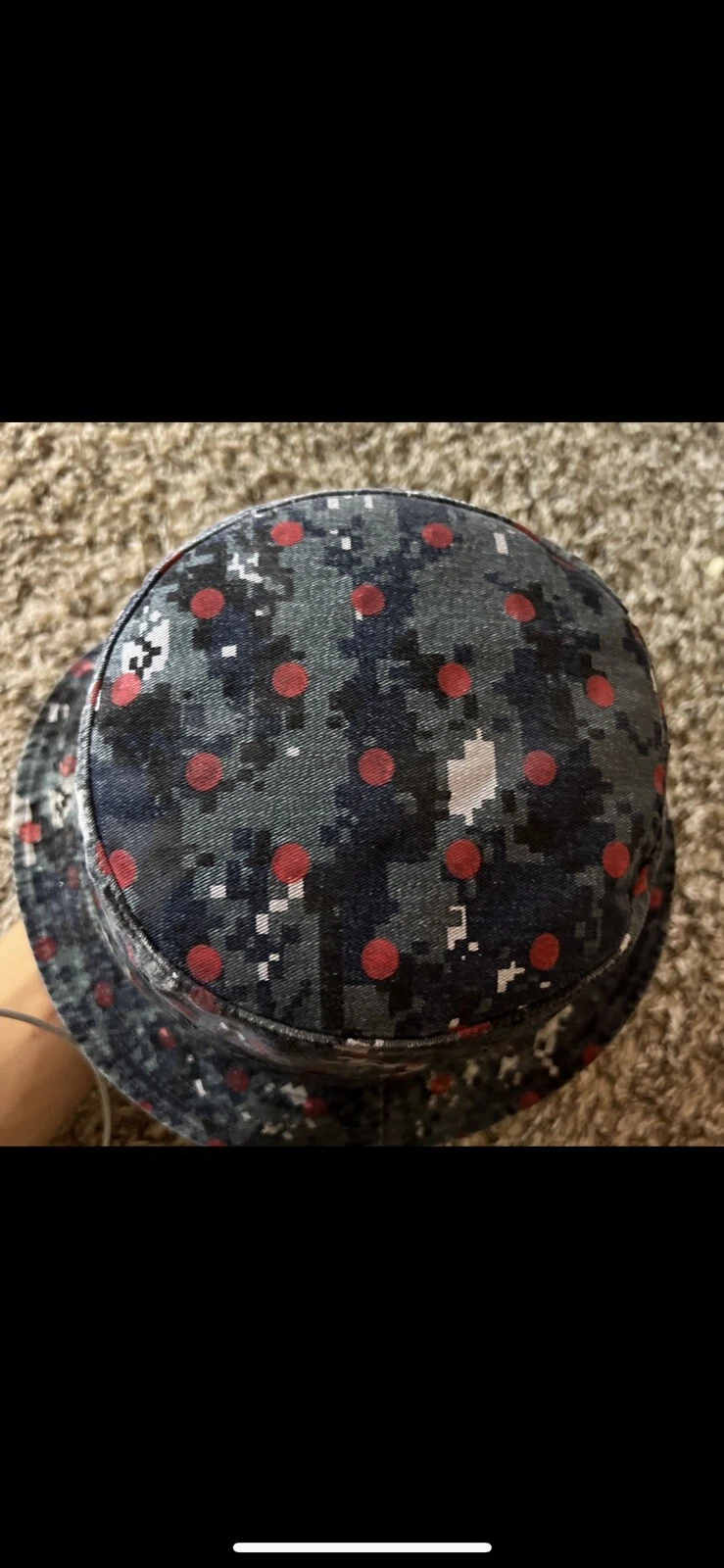 Casquette Supreme Comme des Garcons Camo Camp Bucket CRUSHER S/S 2013 authentique M/L ML