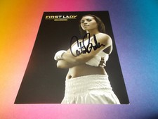 Cecilia Braekhus Boxerin Boxen signed signiert Autogramm auf Autogrammkarte