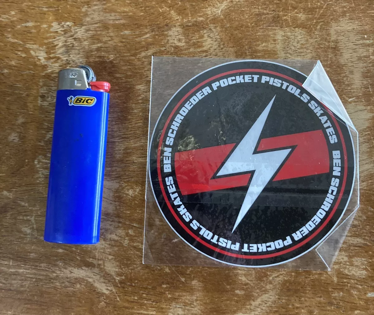Ben Schroeder Pocket Pistols skateboard sticker