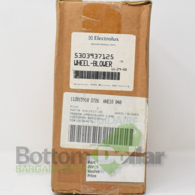 Electrolux 5303937125 Dryer Blower Wheel | eBay