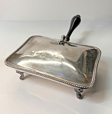 F.B. Rogers Silver Co Silent Butler With Claw Feet & 