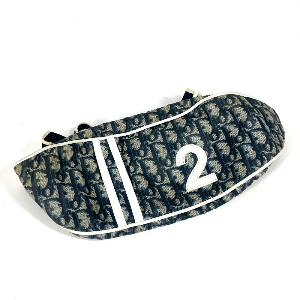 Dior Waist pouch Trotter Logo No.2 bag belt bag body bag Nylon Navy/White