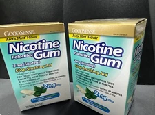 2x-GoodSense Nicotine Gum 2mg Arctic Mint 110 Pieces Exp07/25 🌟Like Nicorette!
