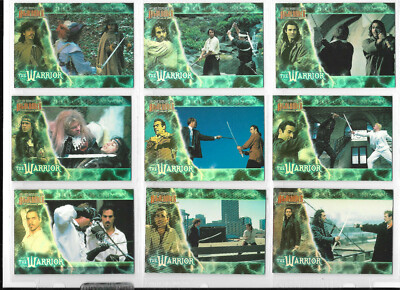 Komplettes Highlander - 9-Karten The Warrior Chase Set #Q1-Q9 *Oberflächenschäden*
