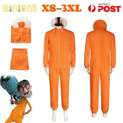 Minion Vector Cosplay Costume Book Week Jacket Outfits Full Set Halloween Party7