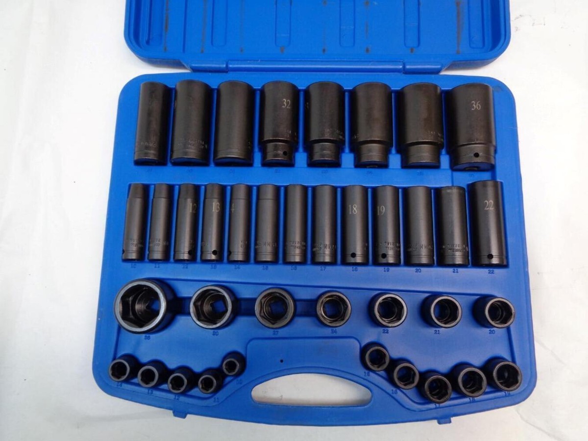 1 NEW CORNWELL TOOLS TSMI338SS 38 PIECE 1/2