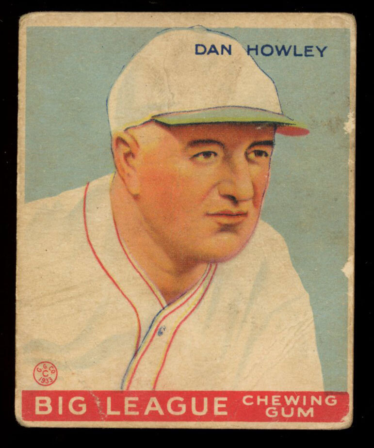 1933 Goudey 175 Dan Howley Toronto Maple Leafs