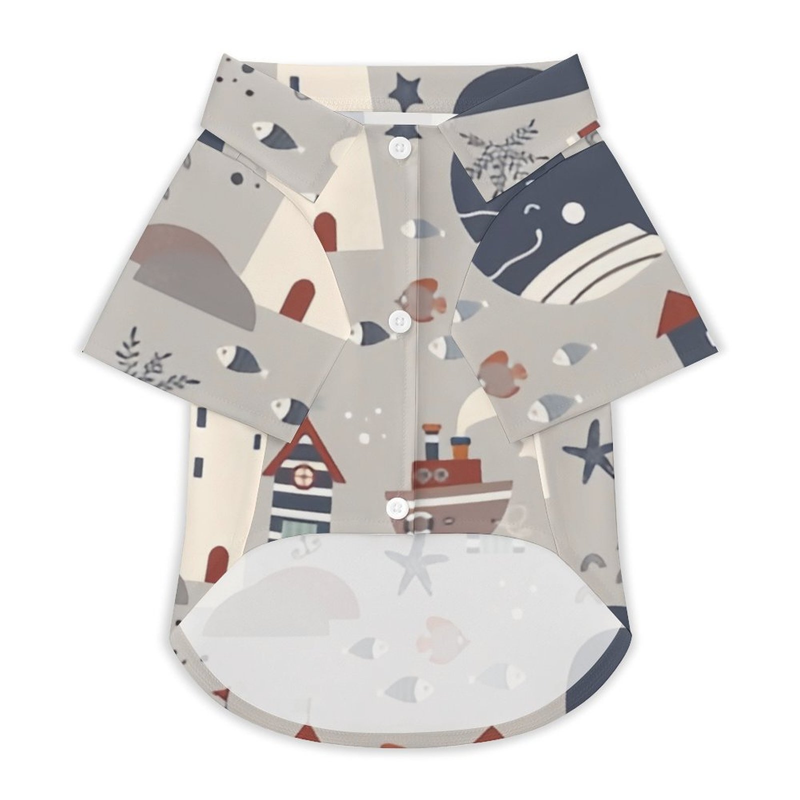 Cat Dog Bybiment Pet Shirt Shirts Pattern Boats Marine Cute eBay