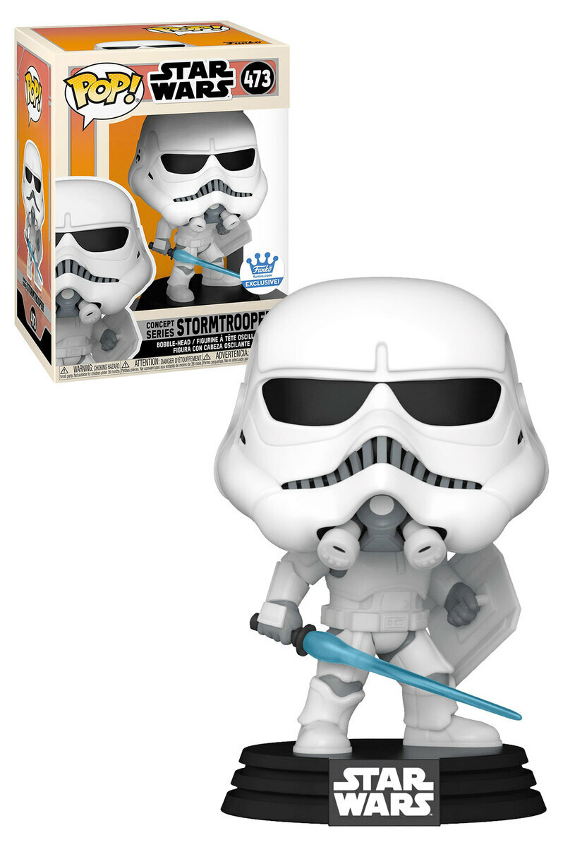 Funko Star Wars Pocket Pop! & Box Stormtrooper Kd Short Sleeve T-Shirt  Black