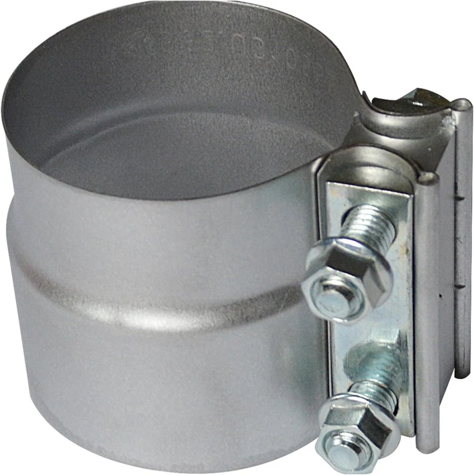 2.5" Lap Joint Exhaust Band Clamp 2.5inch exhaust Pipe SS304 Muffler Clamps 2PCS Foto 4 de 4