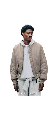 Alpha Industries Vintage Grey MA-1 BOMBER JACKET (HERITAGE
