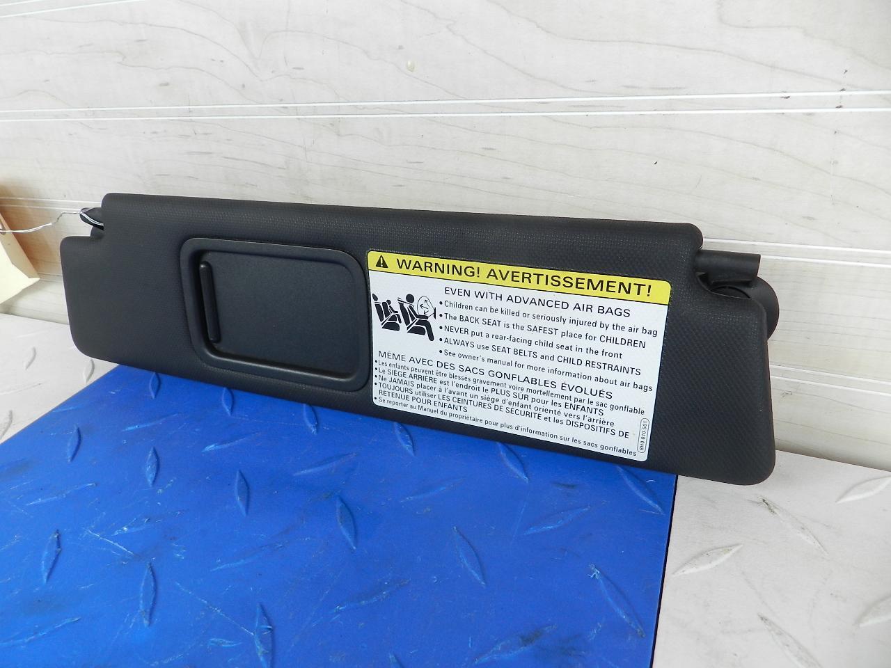 2017-2022 Audi R8 - OEM LH Driver Sun Visor Assembly w/ Mirror Black