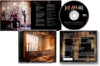 DEF LEPPARD DRASTIC SYMPHONIES BRAND NEW AND SEALED CD X