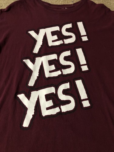 Daniel Bryan Yes Yes Yes Mens Red T-Shirt XL - Picture 2 of 5