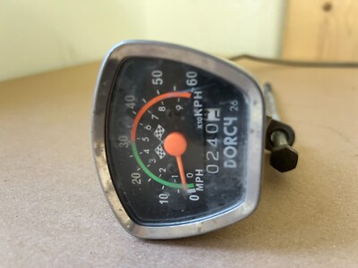 Vintage Dorcy Speedometer VINTAGE SCHWINN BIKES OTHERS Cracked lens