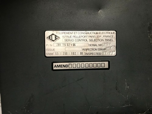 ECE 281TS02Y06 Servo Control Panel USED - Picture 4 of 7