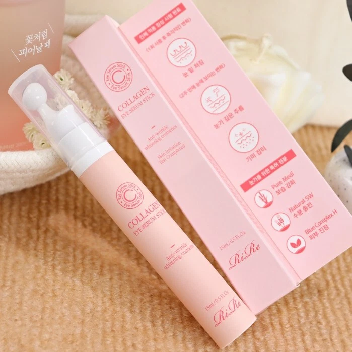RIRE Collagen Eye Serum Stick 15ml x 2EA Anti-Aging Eye Treatment Essence New - Image 4 of 4