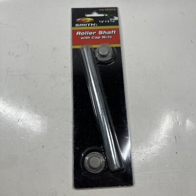 C.E. Smith Package Roller Shaft 1/2'' X 6-1/4'' W/Cap Nuts - Zinc 10701A