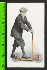 De colección 1913 Henley Rollabout Niños Juguete Scooter Gráfico Plegable Publicidad