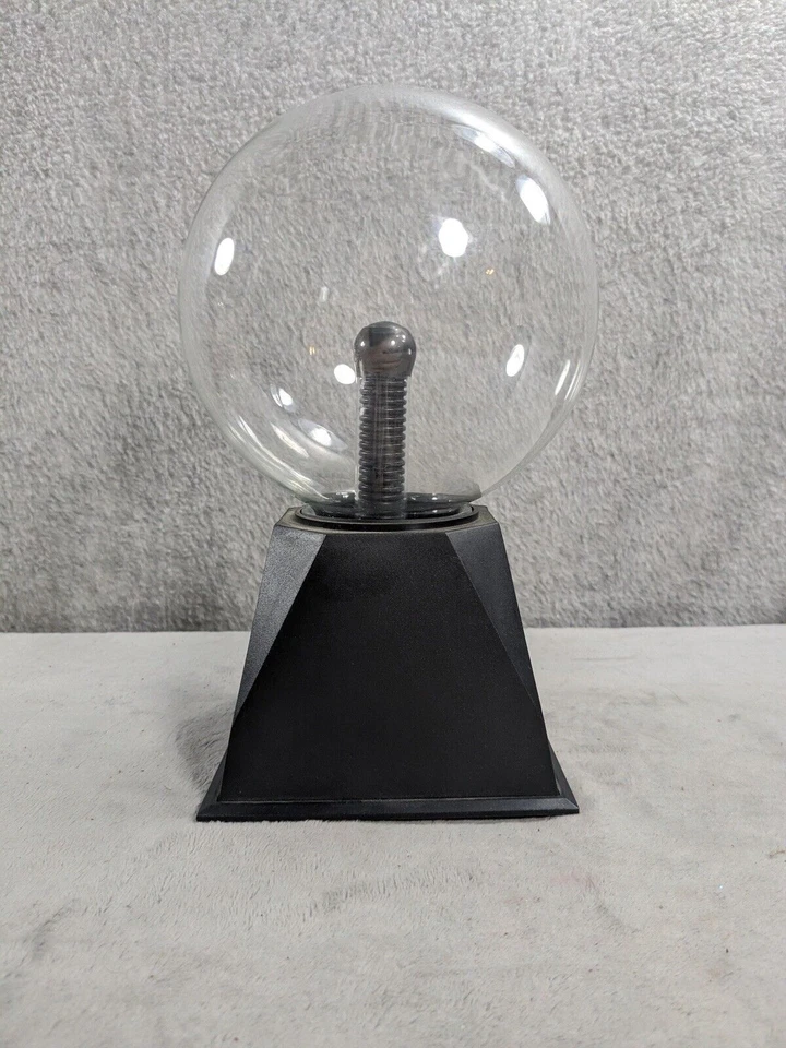 Lámpara de bola de plasma grande de 6" bola de luz 8,5" de alto - ¡Sin cable!! Foto 2 de 4