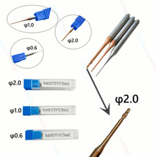Dental Roland Milling Burs CAD CAM Zirconia Cutting Bur Uncoated  0.6  1.0  2.0