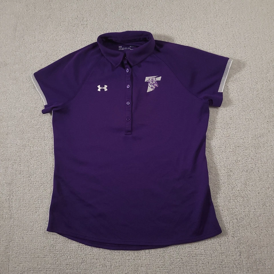 Truman State University Polo Shirt Womens M Under Armour Purple Golf - Image 2 of 4