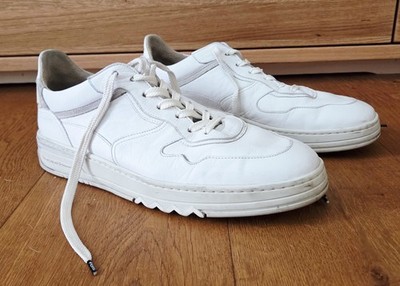 Floris Van Bommel Herren Sneaker Leder Größe 44 / 9,5 weiß