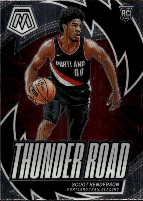2023-24 Panini Mosaic Scoot Henderson #14 Thunder Road Portland 21C
