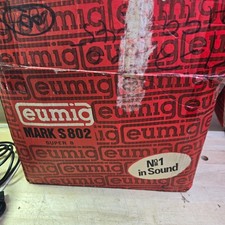 Eumig Mark S 802 Super Single8 High Quality Sound Film Projector IN BOX READ
