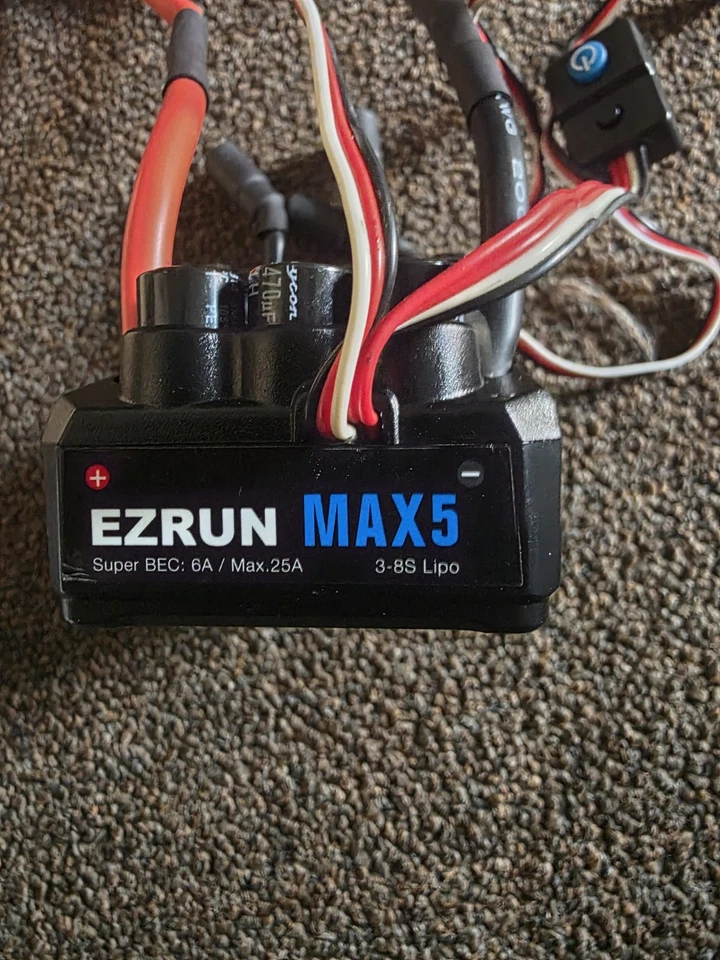 Hobbywing max5 3-8S LiPo Waterproof 1/5 Brushles ESC For RC Car (Max5 Hobbywing - Image 2 of 4