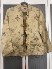 Vintage Peony Chinese Lightweight Floral Jacket 38