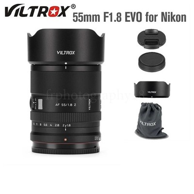 Viltrox 55mm F1.8 EVO Auto Focus Full Frame Prime Lens for Nikon Z-mount Cameras