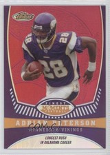 2008 Topps Finest Moments Refractor 98/149 Adrian Peterson #AP12 e0v
