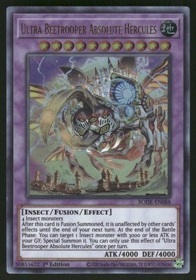 Ultra Beetrooper Absolute Hercules Ultra Rare Burst of Destiny BODE-EN088 NM
