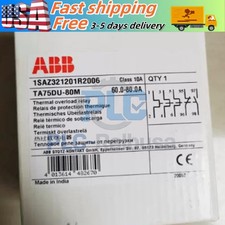 NEW ABB TA75DU-80M Thermal Overload Relays 55-80A US Free TAX
