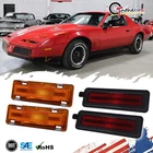 For 1982-92 Pontiac Trans Am Firebird SIDE MARKER LIGHT SET NEW Front Rear Lens
