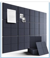 Large Felt Bulletin Board 48 x 36 Cork Board Alternative-12 Pack New In Box