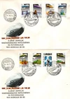HUNGARY-1981.  FDC - Graf Zeppelin Flights/LURABA '81  MNH!Mi.3477-3483.