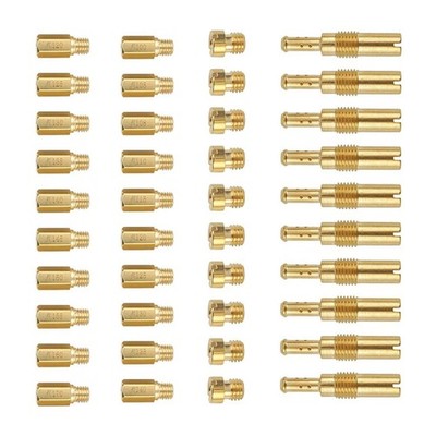 30 Stück Vergaser Hauptdüsen mit 10x Slow Jets Pilot Jet Kit für PWK Keihin xc