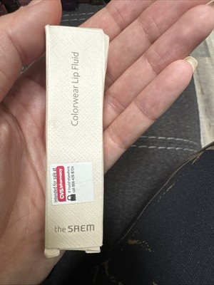 The Saem Colorwear Lip Fluid Liquid Lipstick - CR01 Blush Coral