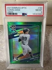 2021 Donruss Optic Aaron Judge Green Serial #1/5!!! PSA 8 NM-MT Pop 2!!🔥🔥