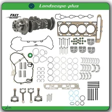 For Chevy GMC 2.4L Engine Rebuild Overhaul Kit- Crankshaft /Con Rods/Gasket Kit