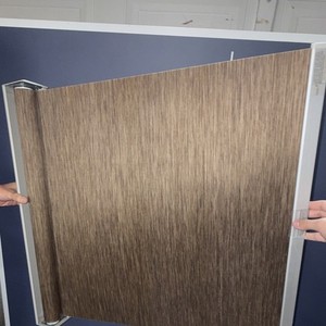 Persilux Cordless Light Filtering Roller Shade Brown 57 x 72 Modern