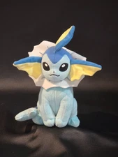 Pokémon Vaporeon 8" Plush Stuffed Toy – TOMY 2017 Rare Licensed